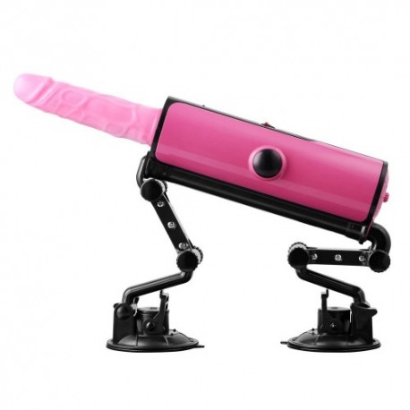 Mini Sex Machine For Women With Remote Control - Rose Red
