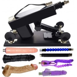 Sex Machine Automatic Adult Massage for Women with Attachments - Black