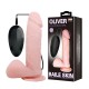 Realistic Dildo with a Man with Foreskin Vibrating Dildo