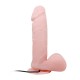 Realistic Dildo with a Man with Foreskin Vibrating Dildo