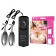 Nipple Clip Vibrating Breast Clamps Electric Nipple Stimulator with Remote