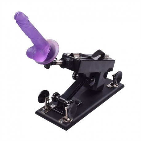 Sex Machine with 7.5 inch Colourful Jelly Realistic Dildo